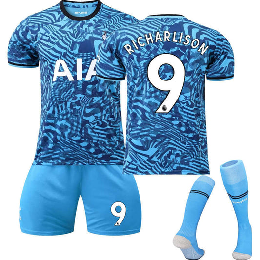 UONNO Hotspur F.C. Second Away Jersey 2022-23 RICHARLISON #9 Soccer Jersey Kids Adult Jersey Kits