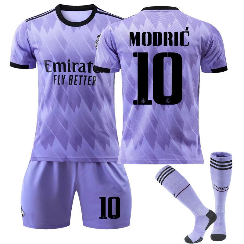 UONNO MODRIC #10 Real Madrid Club Away Jersey 2022/23 Soccer Jersey Kit For Adult Kids