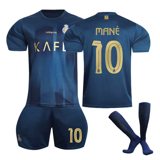 UONNO Riyadh Away Jersey MANE #10 Soccer Jersey Kids Adult 3-Pieces Jersey Kits