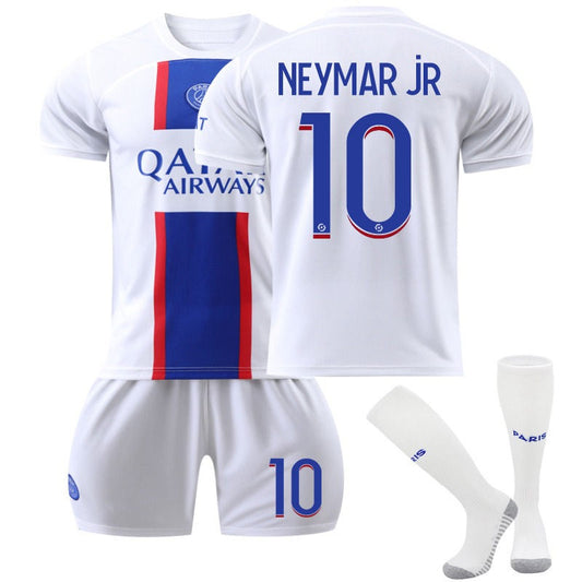 UONNO NEYMAR JR #10 Paris F.C Second Away Jersey 2022/23 Soccer Jersey Kit Football T-shirt Set For Adult Kids