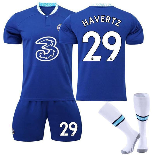 UONNO HAVERTZ #29 Chelsea Home Jersey 2022/23 Soccer Jersey Kit For Adult Kids