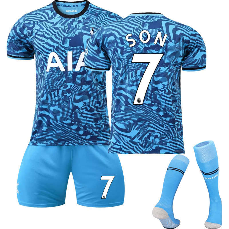 UONNO Hotspur F.C. Second Away Jersey 2022-23 SON #7 Soccer Jersey Kids Adult Jersey Kits