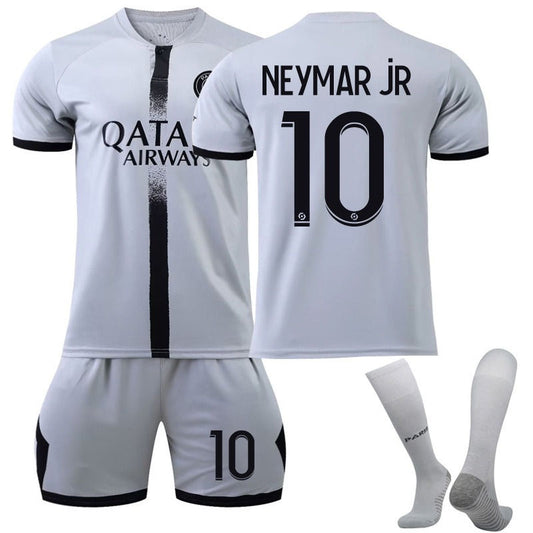 UONNO NEYMAR JR #10 Paris F.C Away Jersey 2022/23 Soccer Jersey Kit Football T-shirt Set For Adult Kids