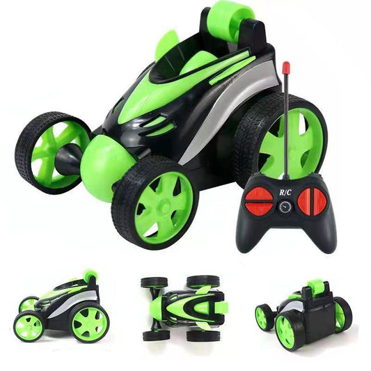 UONNO Remote Control Car 4-Wheel Drive Car Spins and Flips for Indoor Outdoor-Green