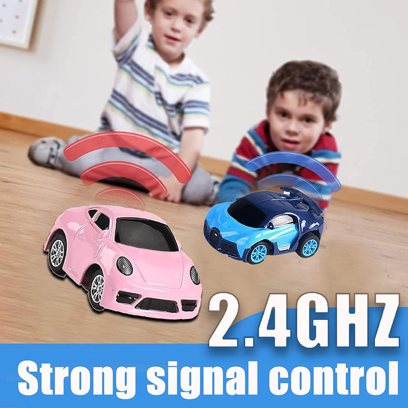 UONNO 2.4 GHz RC Car Watch Remote Control Rechargeable Gift for Boys Girls-Pink