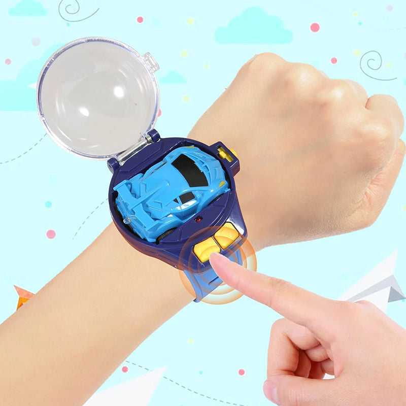 UONNO 2.4 GHz RC Car Watch Remote Control Rechargeable Gift for Boys Girls-Poison Blue