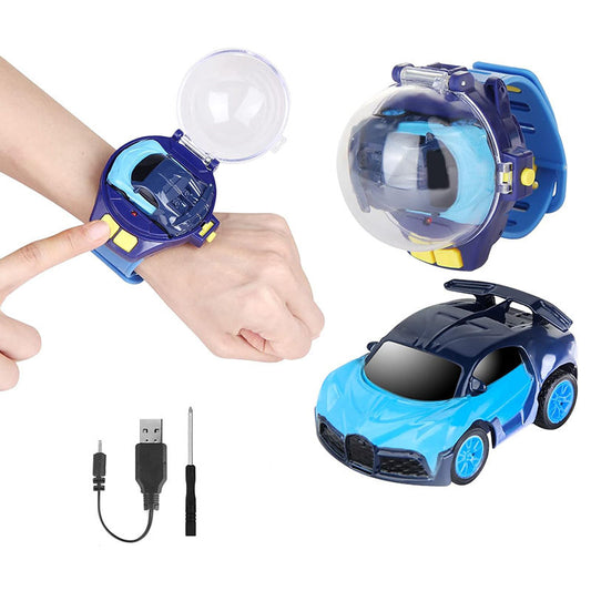 UONNO 2.4 GHz RC Car Watch Remote Control Rechargeable Gift for Boys Girls-BGT Blue