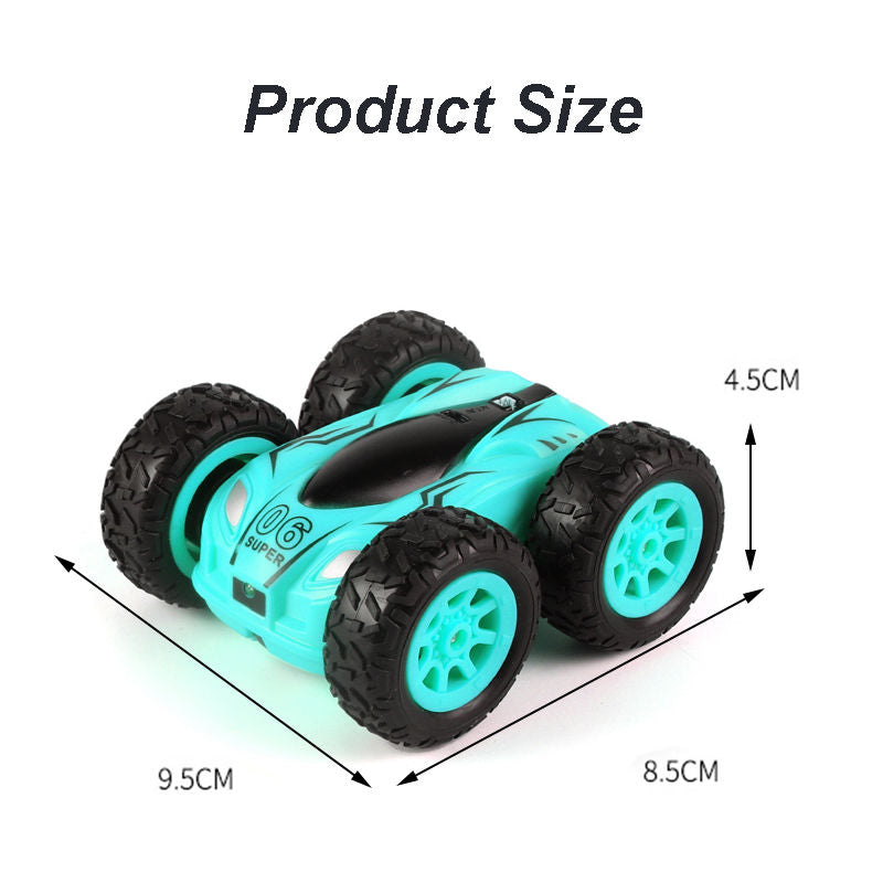 UONNO MINI Stunt RC Cars Double Sided Driving 360° Rotating for Boys & Girls-06 Green