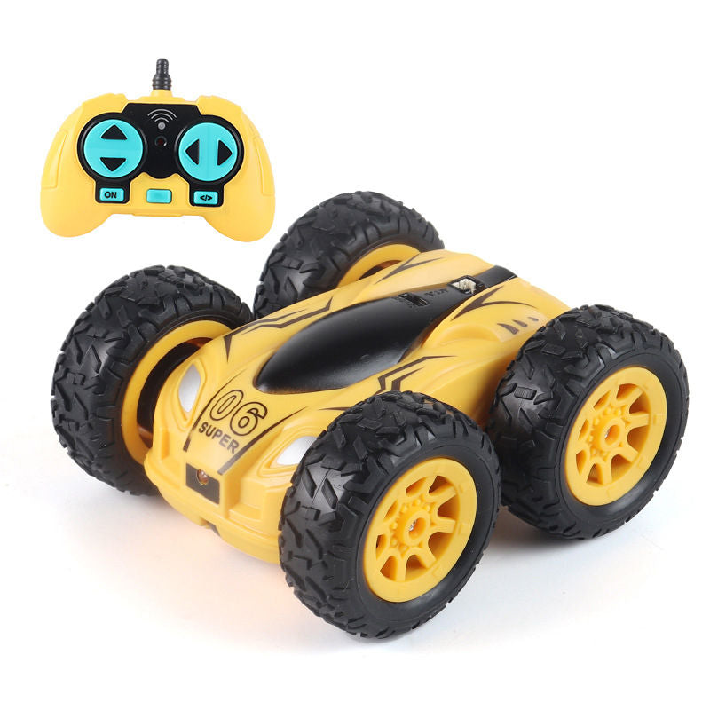 UONNO MINI Stunt RC Cars Double Sided Driving 360¡ã Rotating for Boys & Girls-06 Yellow