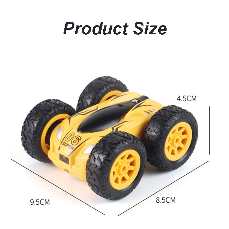 UONNO MINI Stunt RC Cars Double Sided Driving 360¡ã Rotating for Boys & Girls-06 Yellow