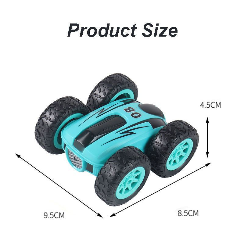 UONNO MINI Stunt RC Cars Double Sided Driving 360° Rotating for Boys & Girls-08 Green