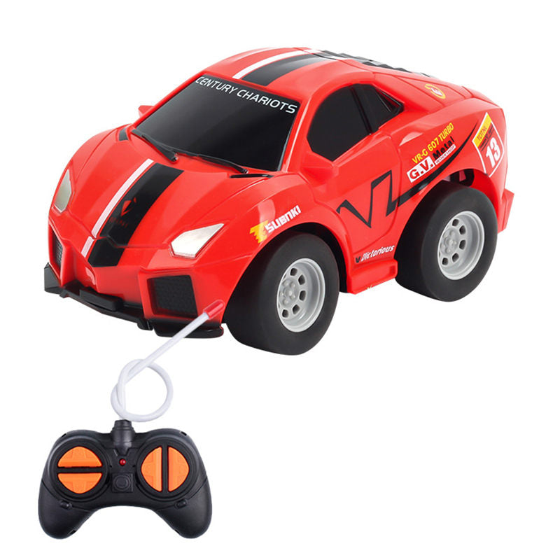 UONNO Mini Remote Control Car for Kids Battery Powered Chirstmas Gifts-Red