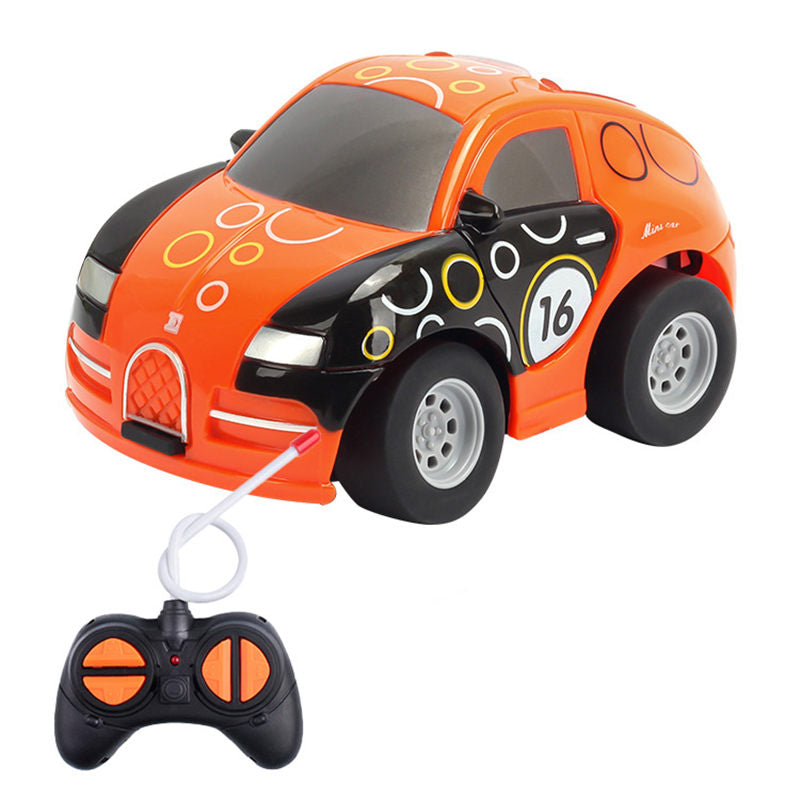 UONNO Mini Remote Control Car for Kids Battery Powered Chirstmas Gifts-Orange