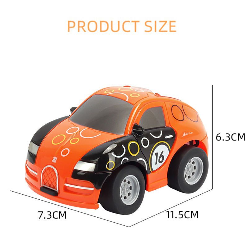 UONNO Mini Remote Control Car for Kids Battery Powered Chirstmas Gifts-Orange