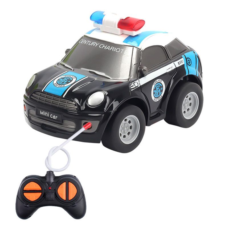 UONNO Mini Remote Control Car for Kids Battery Powered Chirstmas Gifts-Black