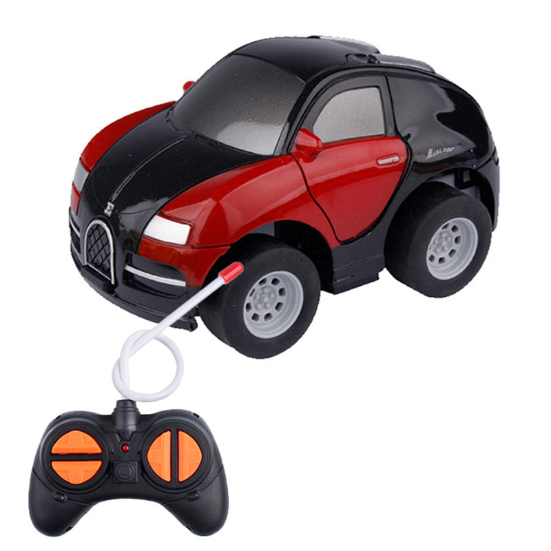 UONNO Mini Remote Control Car for Kids Battery Powered Chirstmas Gifts-Black Red