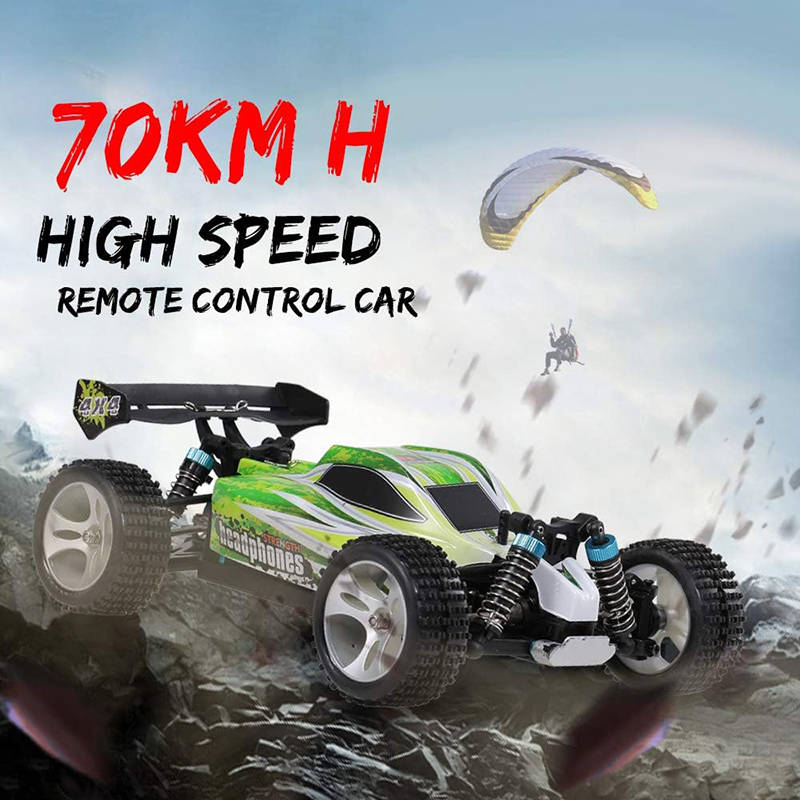 UONNO 4WD RC Car 1:18 Scale 70KM/H High Speed Off Road for Kids Adults