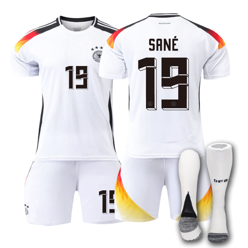 UONNO Germany Home SANE #19 Jersey for Kids Adult 3 Pcs Soccer Outfits