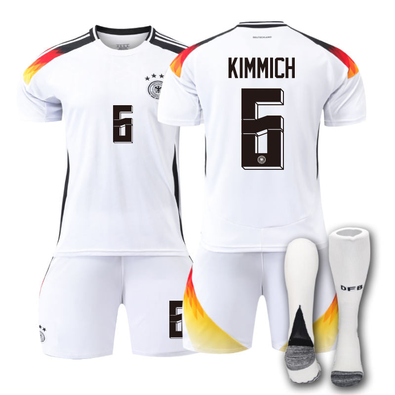 UONNO Germany Home KIMMICH #6 Jersey for Kids Adult 3 Pcs Soccer Outfits