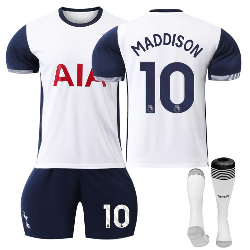 UONNO Spurs Home MADDISON #10 Soccer Jersey for Kids Adult 3 Pcs Outfits